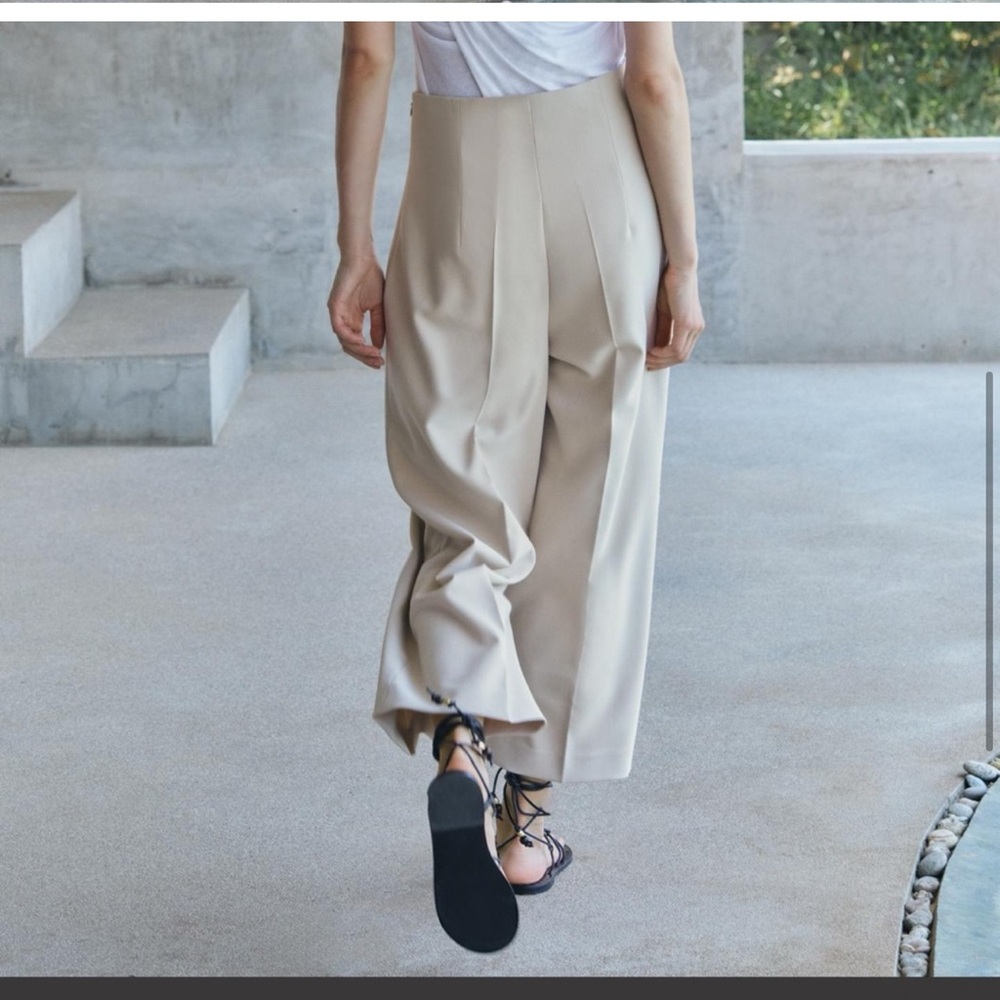 Zara Cropped Wide-Leg Pants Size XXL NWT - Picture 2 of 5